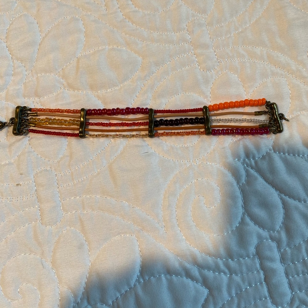 Multistrand Seed Bead Bracelet